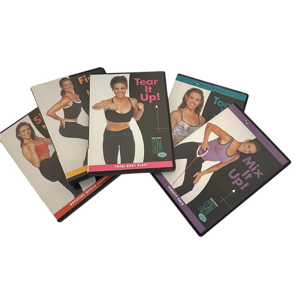 Beachbody Debbie Siebers Slim Series 5 DVD Set Mix, Tear, Shape, Tone, Firm - Picture 5 of 5